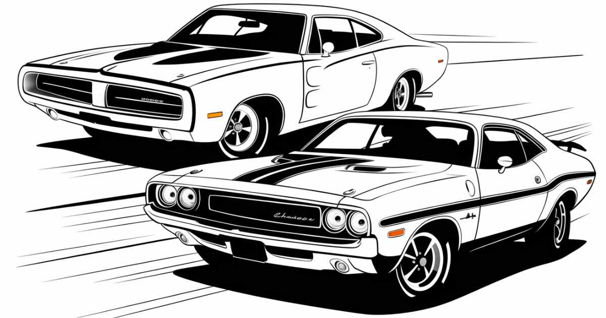 Difference between Dodge Charger and Challenger 1970