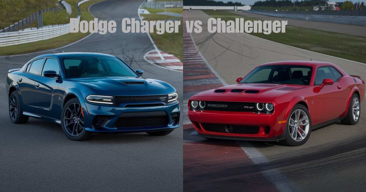 Dodge Charger vs Challenger: Side by Side Comparison