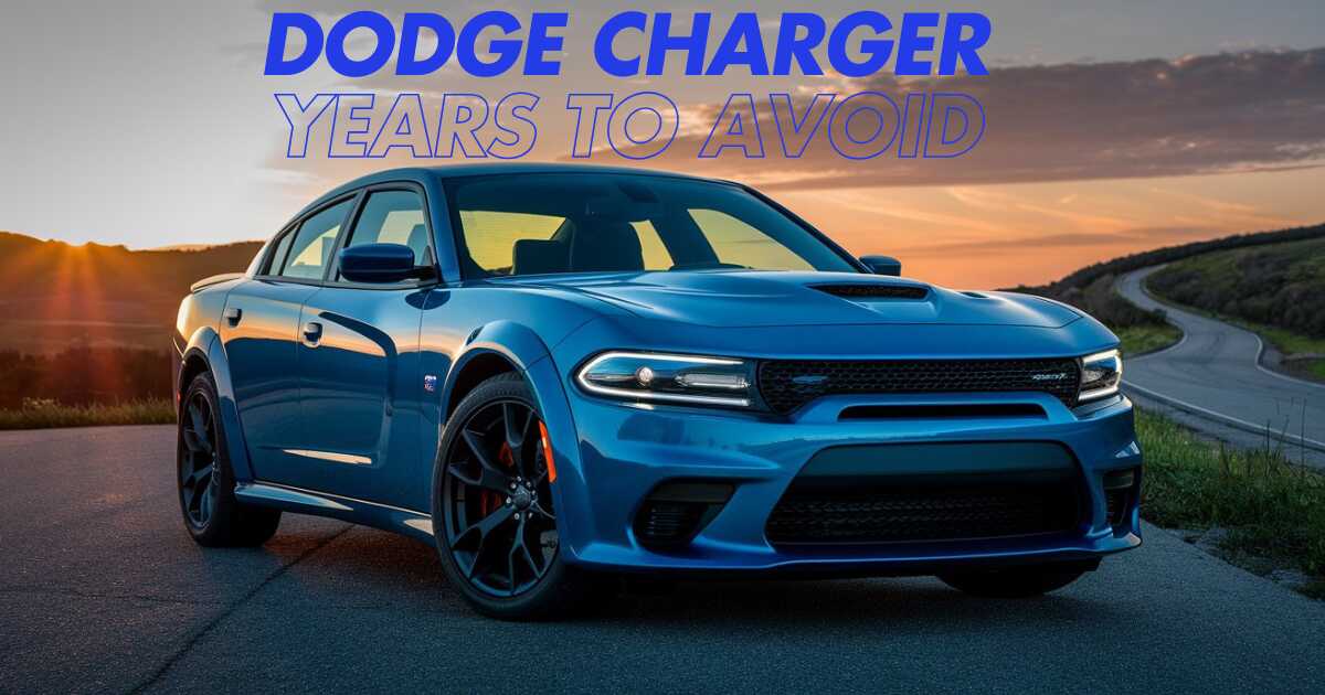 The Dodge Charger Years To Avoid