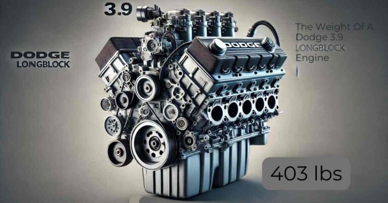 What Is The Weight Of A Dodge 3.9 Longblock Engine?