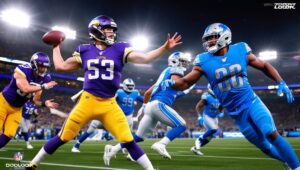 Minnesota Vikings vs Detroit Lions Match Player Stats