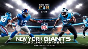 New York Giants vs Carolina Panthers Match Player Stats